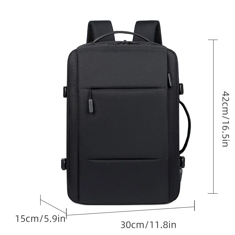 Classic Travel Backpack Men Business Backpack School Expandable USB Bag Large Capacity Laptop Waterproof Fashion Backpack Bags