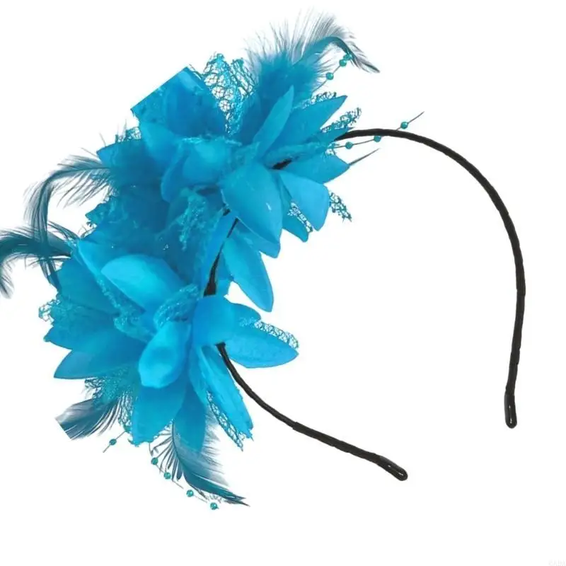 

Головной убор на голову на Хэллоуин с аксессуаром для волос из перьев для вечернего наряда 6XDA