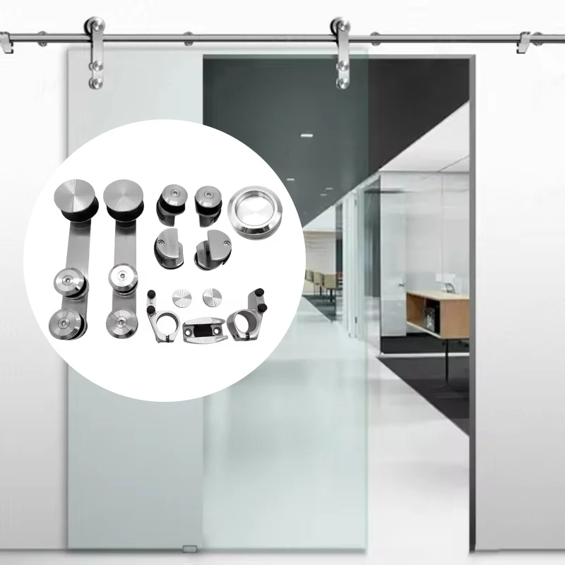 

Kensharp Sliding Roller Glass Fitting Clamp Floor Guide Sets Shower Door System Glass Accessories Shower Door Hardware