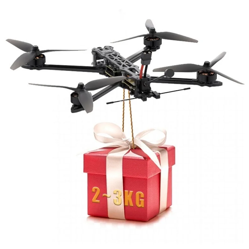 7 بوصة 4-محور من ألياف الكربون FPV Dr-one، نقل فيديو عالي الدقة، سباق طويل المدى/التصوير الجوي