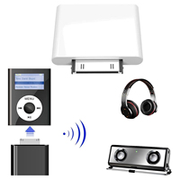30 Pin Bluetooth 4.1 Audio Transmitter for IPod Mini IPod Classic IPod Nano Touch (White) SQ