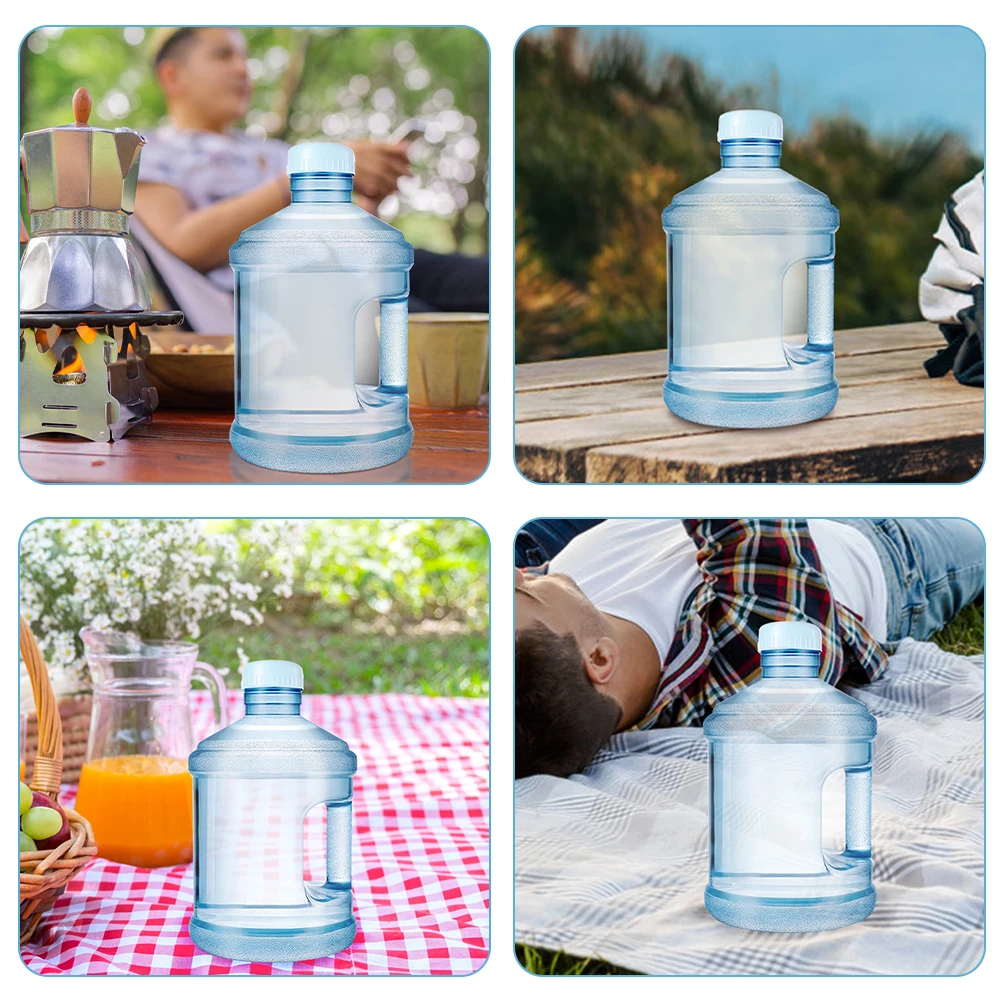 

Large Capacity Jug Transparent Pc Material Portable Mineral Water Bottle Reusable Water Container For Outdoor Camping Hiking Car