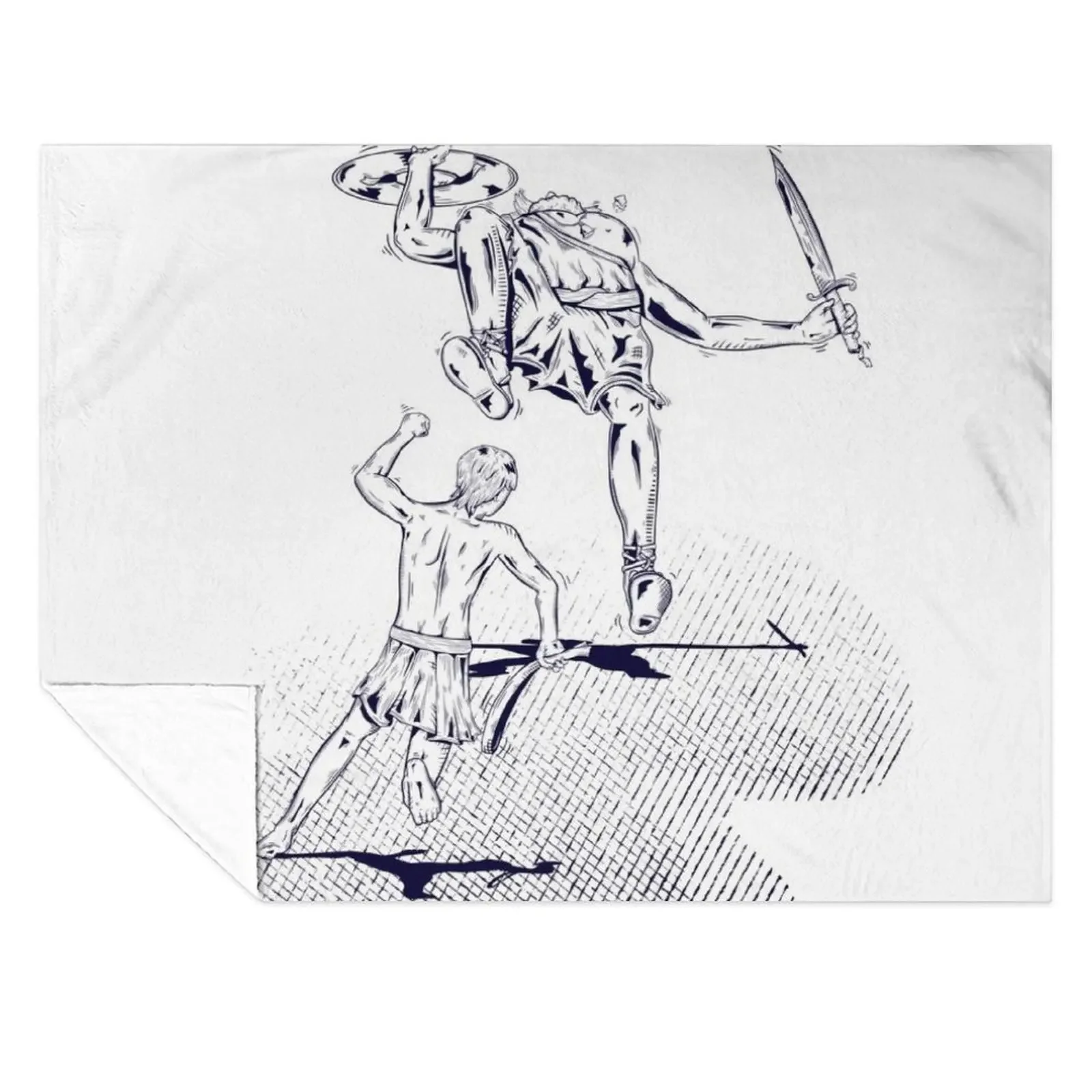 

David and Goliath Throw Blanket Kid'S Soft Big warm for winter Blankets For Baby Blankets