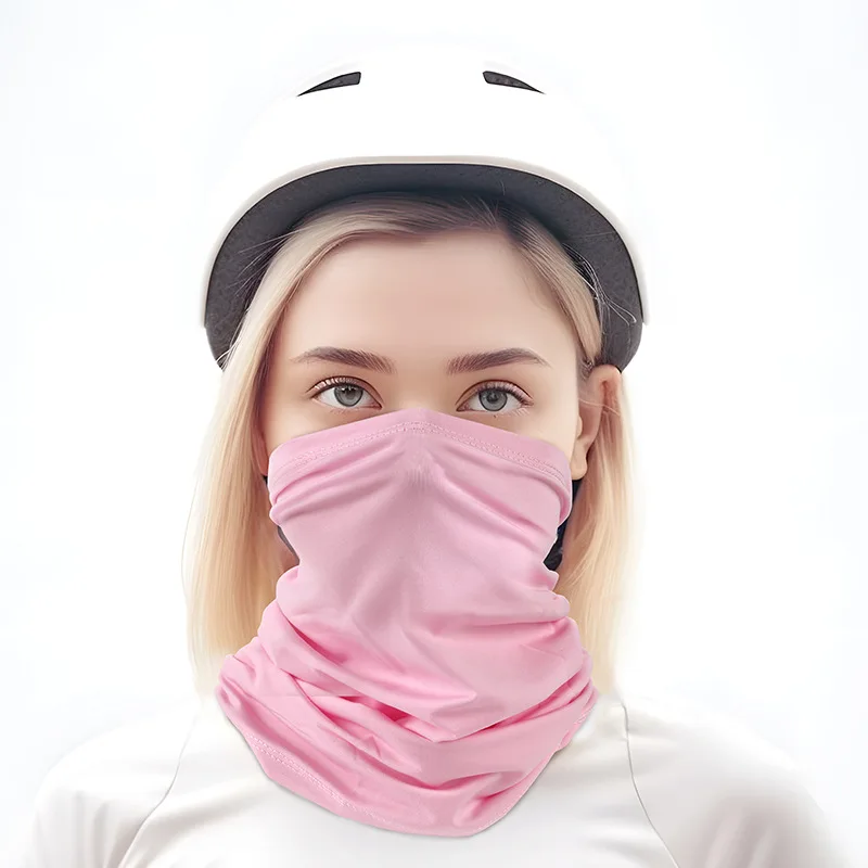 

Cooling UV Face Cover with Full Neck Protection Ice Silk Breathable Neck Gaiter for Cycling Running Hiking Unisex Summer Sun