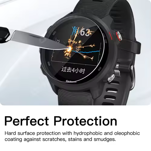 9H Tempered Glass for Garmin Forerunner 955 945 255 245 Music 55 Accessories Screen Protector Glass Ultra-HD Anti-scratch Film - Image 3