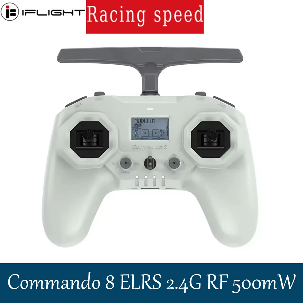 

Радиопередатчик iFlight Commando 8 ELRS V2- ELRS 868/900 МГц 1000 мВт V2/ELRS 2,4 ГГц 500 мВт V2 FPV Пульт дистанционного управления