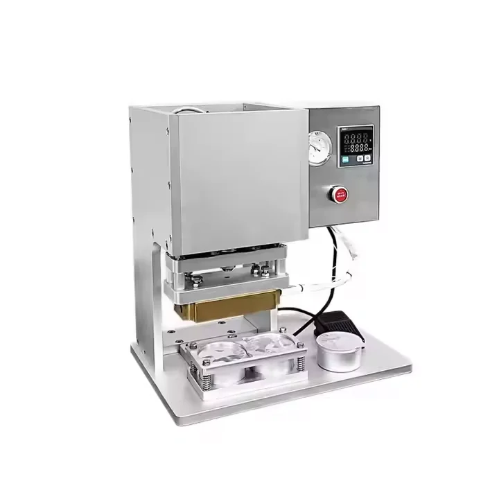 High Quality Aluminum Foil Cup Sealing Machine Small Can Tea Packaging Machine Plastic Cup Hot Press Sealing Machine