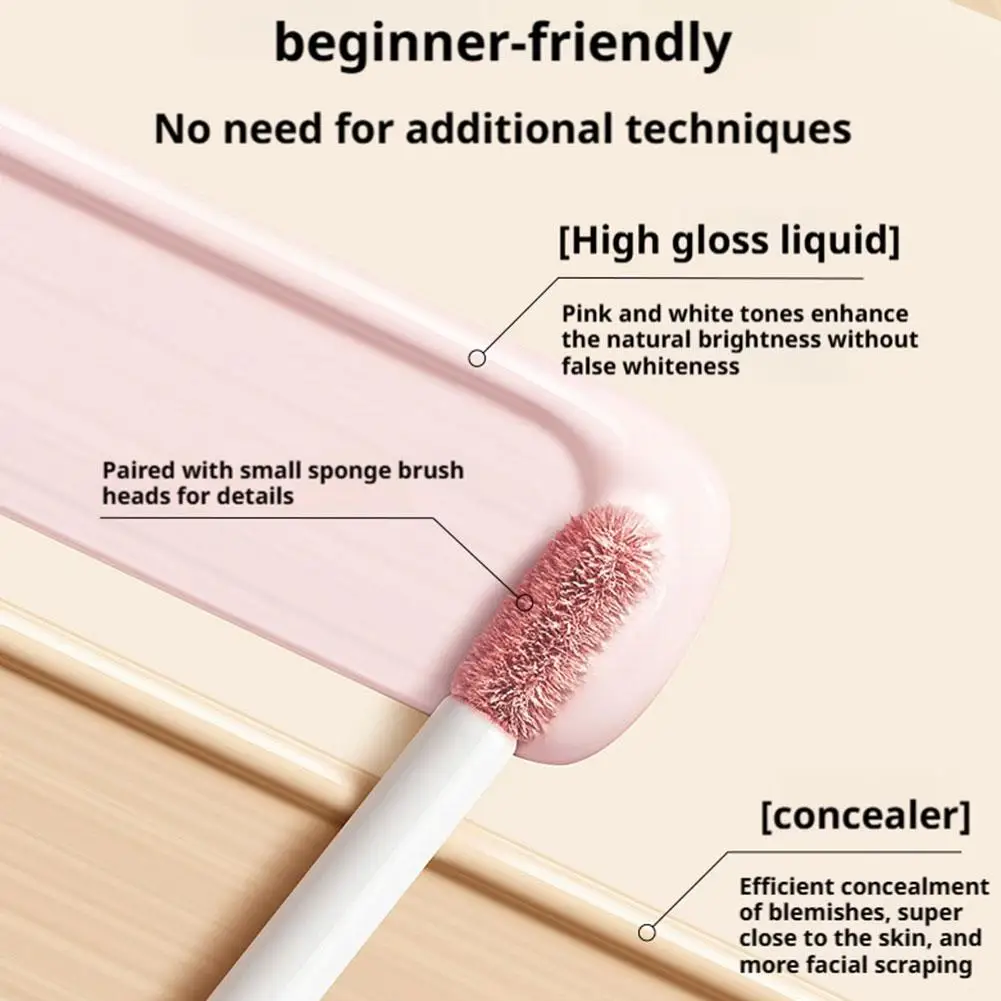 Olhos rosto corretivo líquido capa círculos escuros acne natural compõem efeito anti cernes base creme maquiagem cosméticos