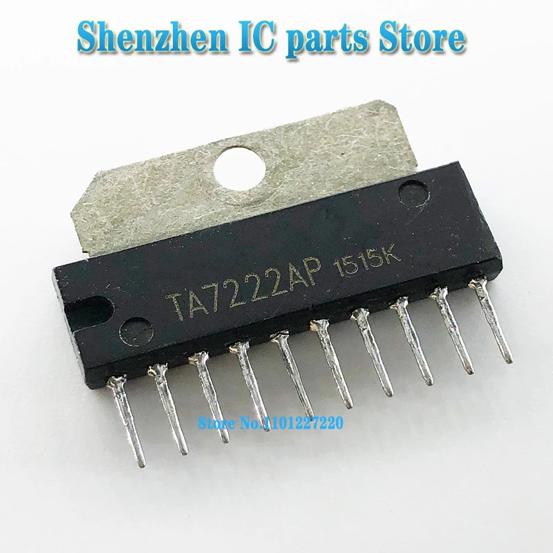 10pcs/lot TA7222AP TA7222 7222AP SIP-10 In Stock