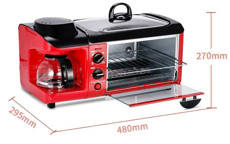 Tsk-2871 EUPA 3in1 gospodarstwa domowego urządzenie do robienia śniadania maszyna do chleba prażalnik kawy urządzenie śniadaniowe domu piekarnik elektryczny 220-230-240v