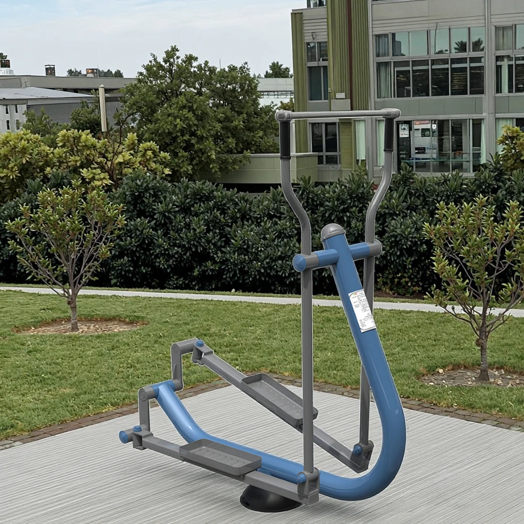 

Hot Sale Stainless Steel Galvanized Walking Machine Theme Park Outdoor Fitness Equipment