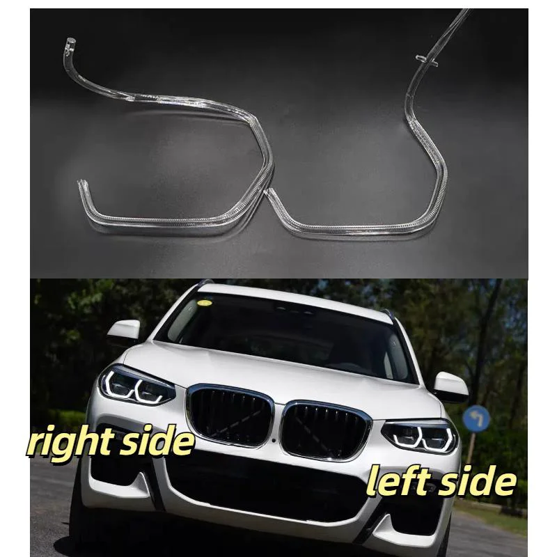 For BMW X4 X3 G01 G02 G08 F97 F98 2018-2021 LED DRL Light Guide Plate Daytime Running Light Tube Daytime Running Strip