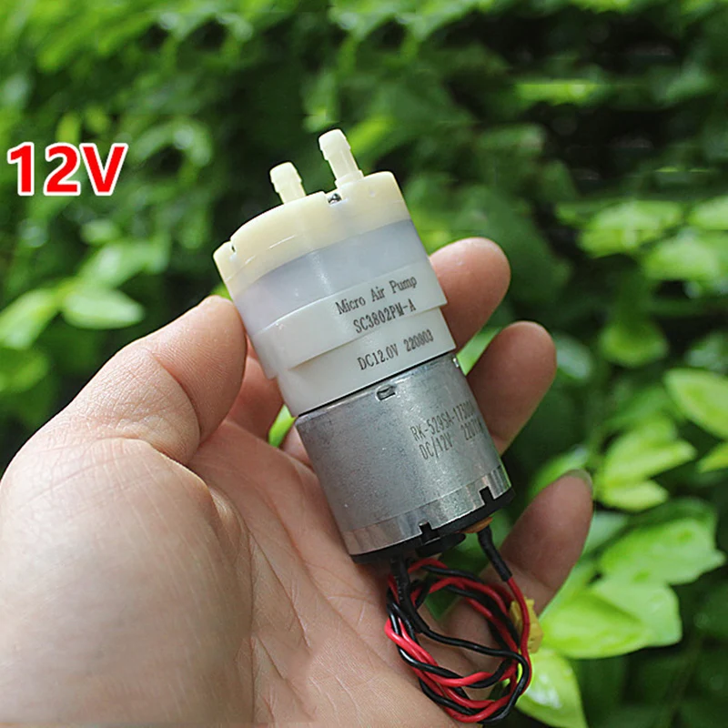 SC3802PM-A Micro air pump DC 12V 5L/M 120Kpa/-65Kpa Large Flow High Pressure Vacuum Air Inflator Pump