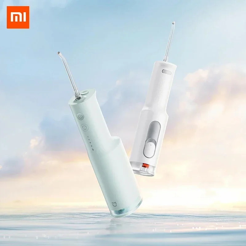 

Xiaomi-Mijia Oral Irrigator F300 MEO703 Waterpulse Dental Irrigator Portable Oral Flusher, IPX7, 240ml Water Tank, Tooth Cleaner