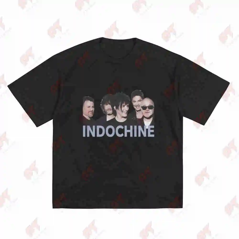 Indochine Vintage Short Sleeve Tee 100% Cotton T-Shirt