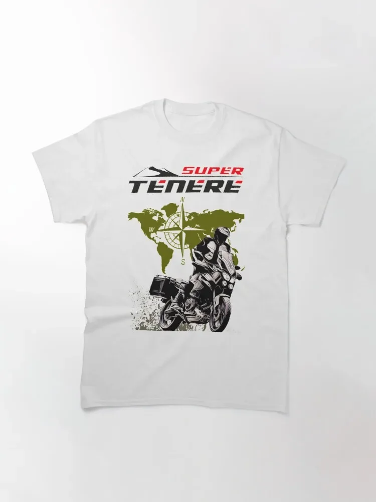 T-Shirt Super Ténéré 1200 Classic Motorcycle T-Shirt Custom Aldult Teen Unisex Digital Printing Fashion Funny New Xs-5Xl