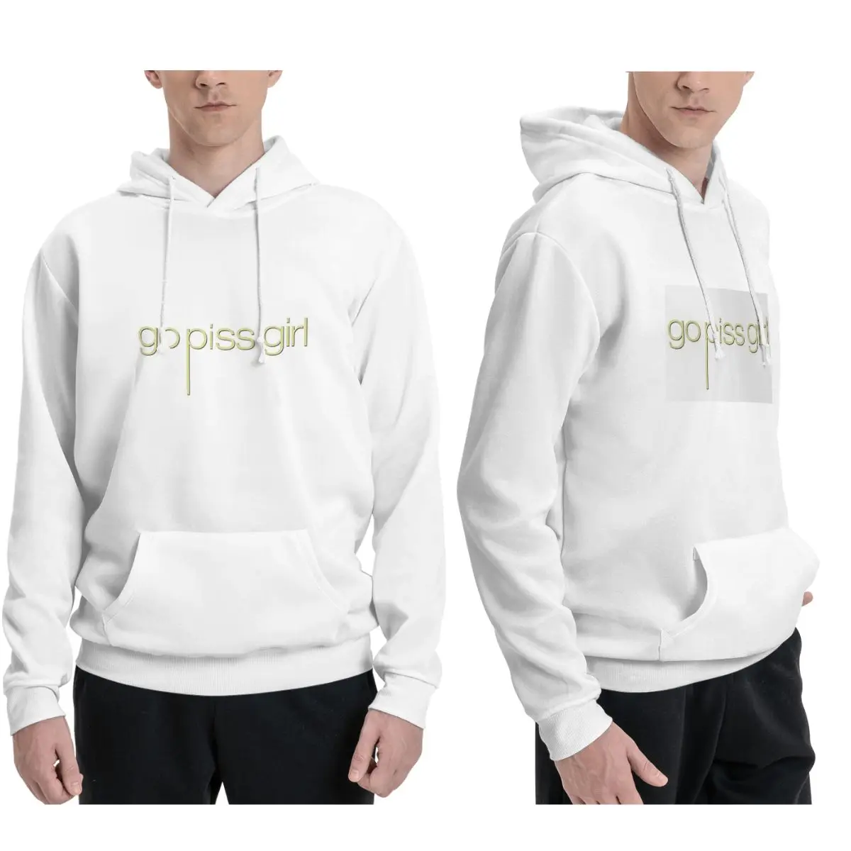 

Толстовки Go Piss Girl для мужчин и женщин, повседневный пуловер, толстовка в стиле хип-хоп, одежда с длинными рукавами, осень-зима