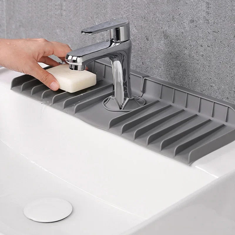 Silicone Kitchen & Splash-proof Faucet Drain Mat