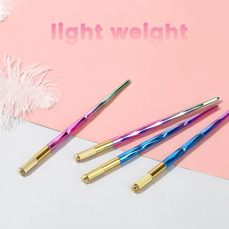 

5/3/1Pcs Lightweight Crystal 3D Microblading Manual Eyebrow Tattoo Pen Permanent Makeup Fog Shading Manual Eyebrow Pen Supplies