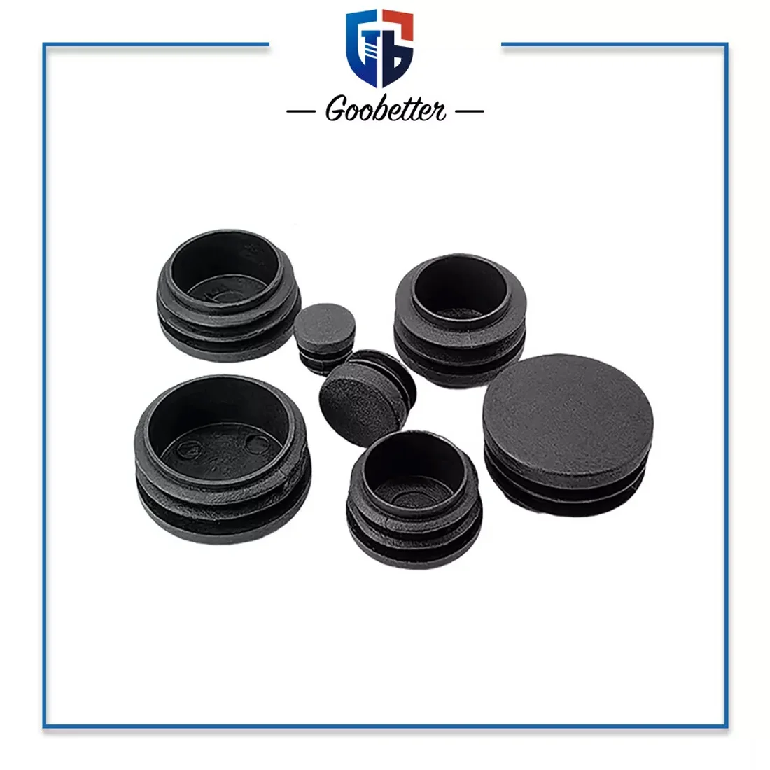 12-140 มม.พลาสติกรอบปลั๊กเก้าอี้ขา Caps ด้านในฝุ่นเฟอร์นิเจอร์ขาปลั๊กเก้าอี้ Blanking End CAPS ชั้น Protector