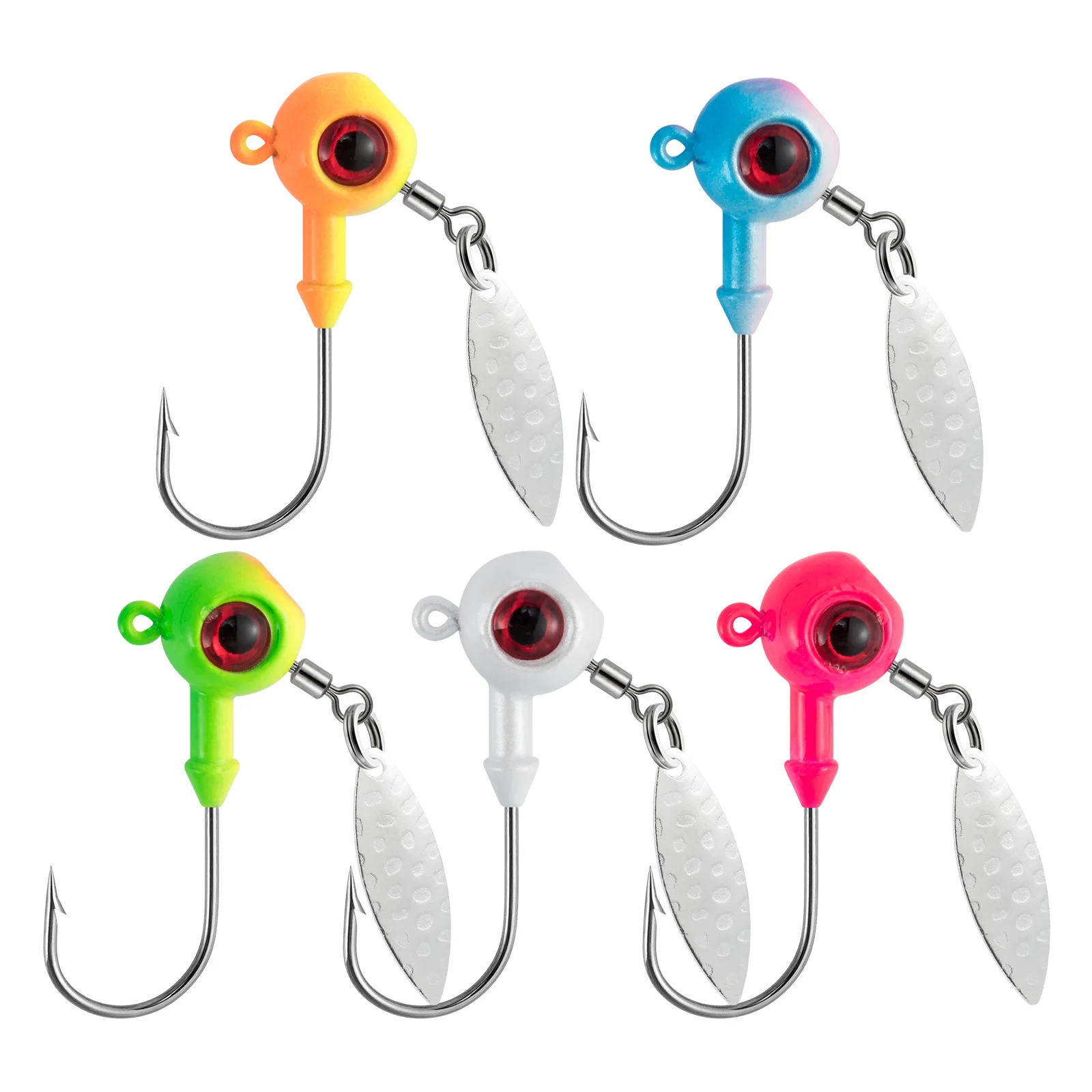 Jigs Underspin con cuchilla Willow para vinilo y señuelo blando - imagen 5