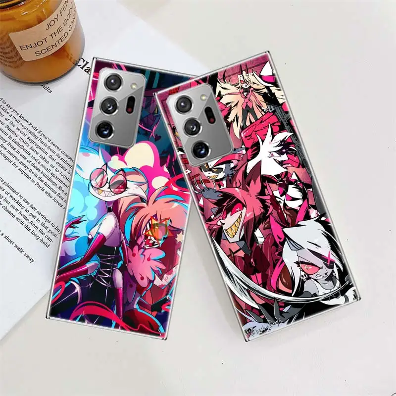 Anime H-Hazbin-H-Hotel Phone Case For Samsung Galaxy A02S A12 A22 A32 A52S A52 A72 A03S A13 A23 A33 A53 A73 S9 S8 S7 A90 A80 A42