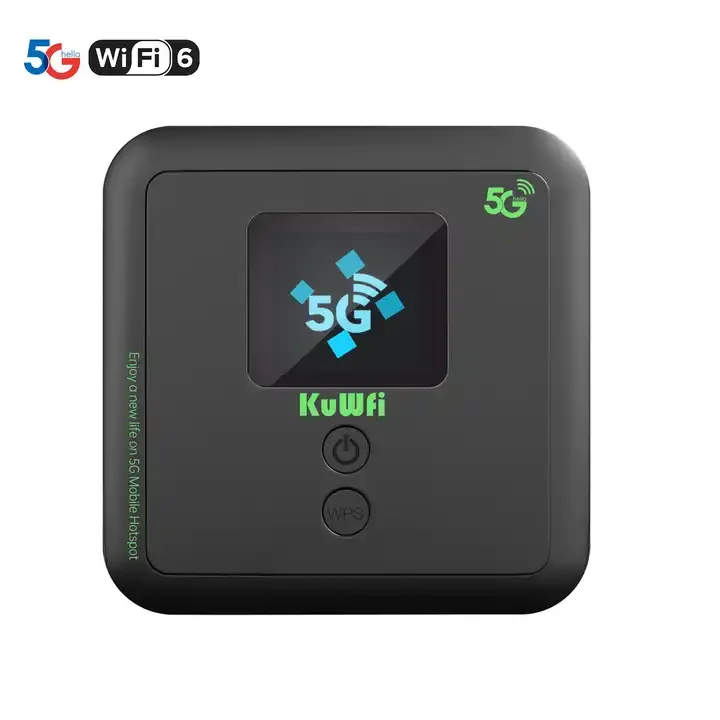 KuWFi-Routeur Wi-Fi de poche 5G, Hotspot haute vitesse, bande touristique EpiCard, 3000 Mbps, 5400mAh, CPE, 5G01