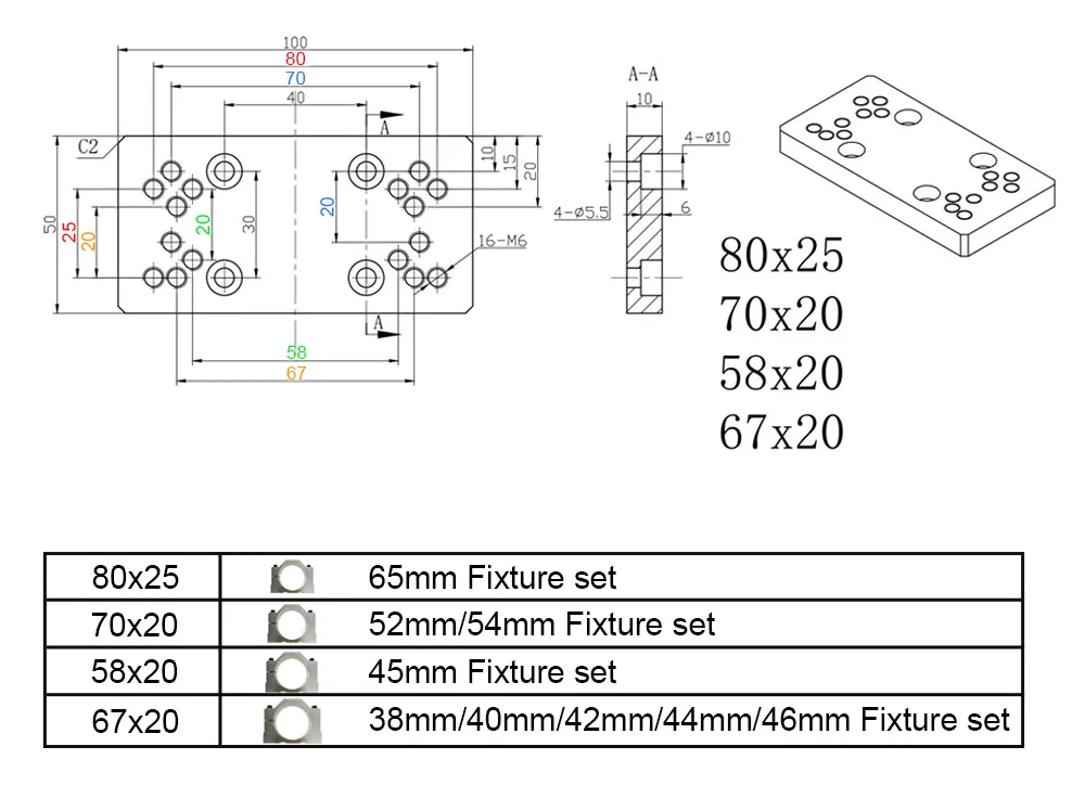 Kit de mise à niveau de l\'axe X CNC 3018 Pro, routeur CNC imbibé 3018 Pro / Plus avec accessoires de fraiseuse CNC, table market