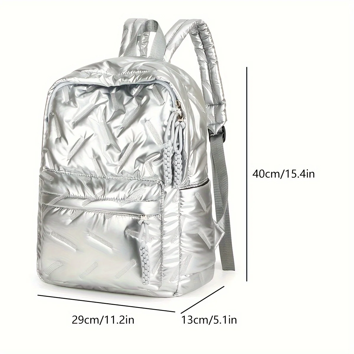 New backpack niche design normcore large capacity middle and high school outing basic backpack