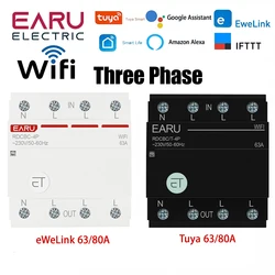 WIFI Circuit Breaker Smart Time Timer Relay Switch Voice Remote Control Tuya eWelink APP Smart Home for Alexa Google Home