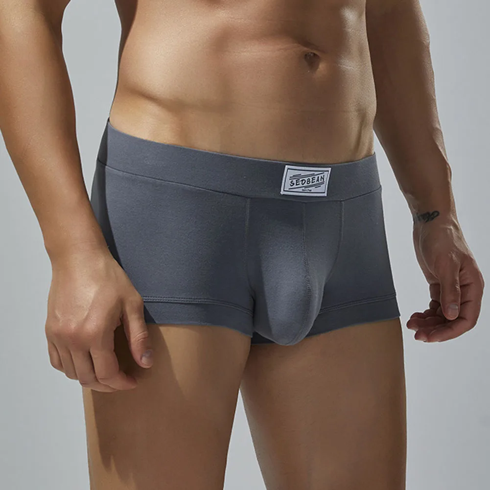 

2025 Men Sexy Underwear Stretch Boxer Briefs Comfortable Lingerie Breathable Low Rise Intimates Seamless Hot Male Sexy Panties