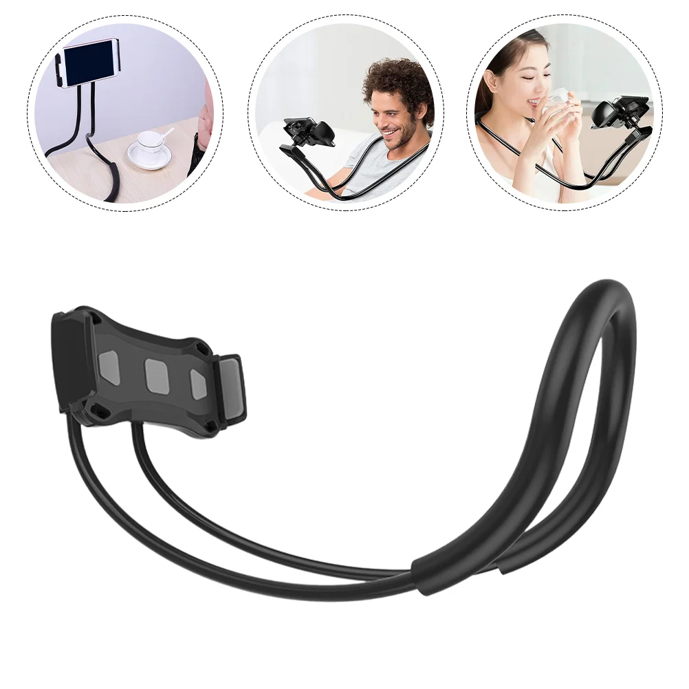 

Neck Tablet Holder Hanging on Phone Stand Cellphone Support Universal Multifunctional Silica Gel Abs Bracket