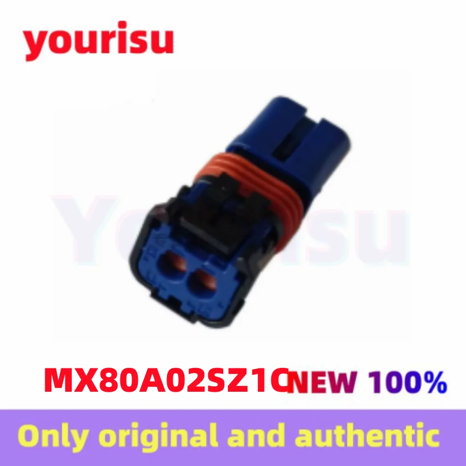 

5-20Pcs/Lot original JAE plug MX80A02SZ1C MX80A02 2P automotive wiring harness connector glue shell