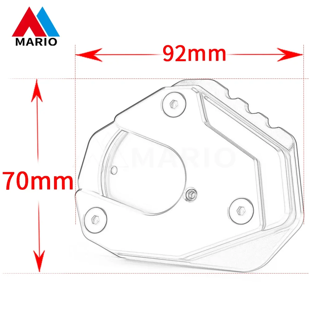 For KTM RC 125 390 RC125 RC390 2014-2023 2022 2021 2021 Motorcycle Accessories Kickstand Side Stand Extension Enlarger Pad