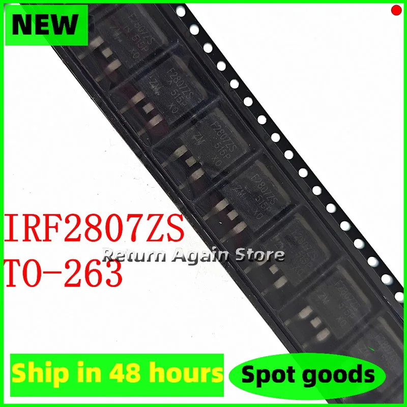 10 шт./лот IRF2807ZS TO-263 Mosfet IRF2807ZSTR F2807ZS IRF2807ZSTRPBF IRF2807ZSPBF