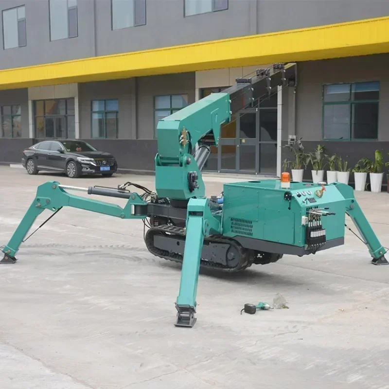 8t Mini Crawler CraneSpider Crane 3 Ton3ton Mini Guindaste Aranha