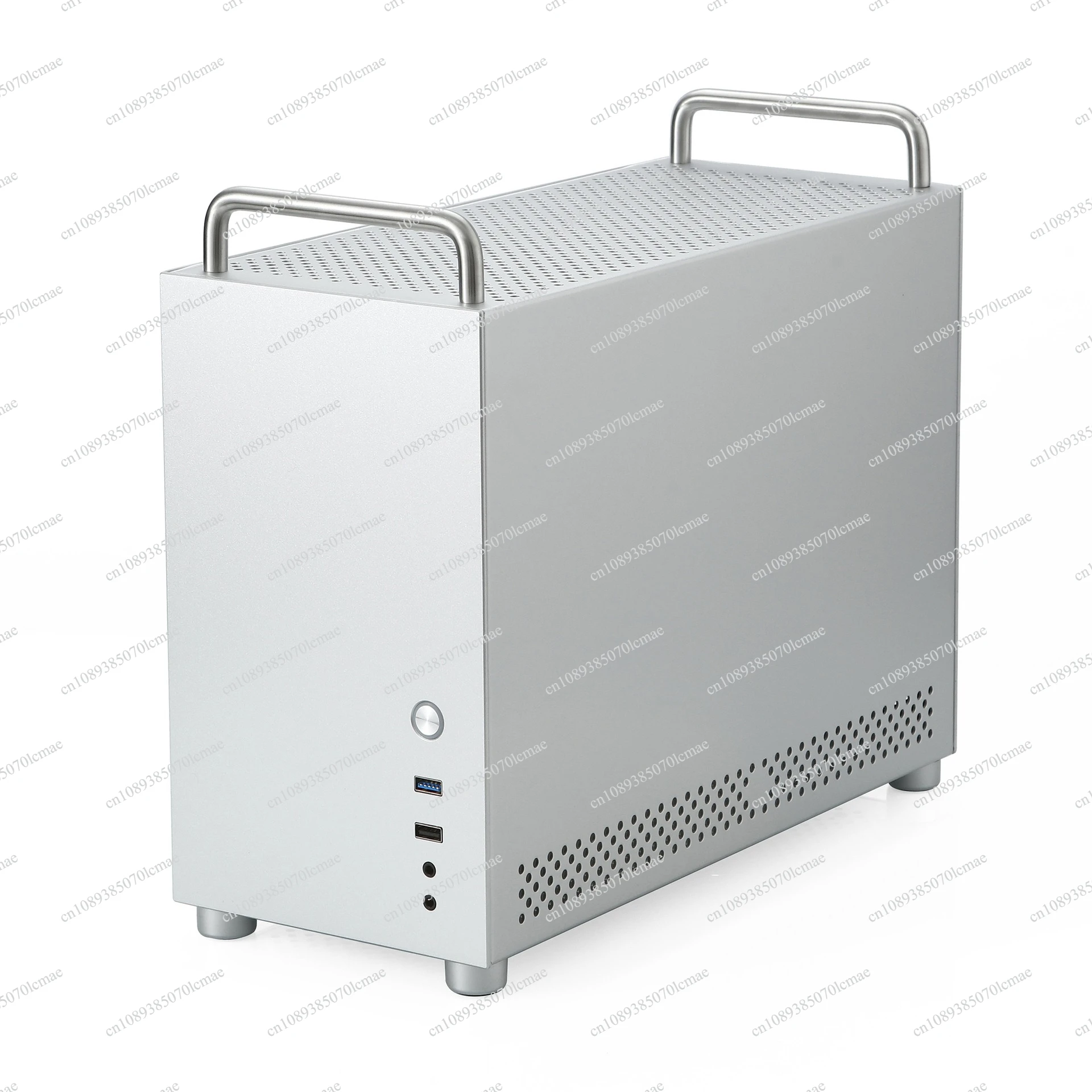 B2Pro All-Aluminum MATX Case, Compact Chassis with Matte Finish and Handle, Supports ATX/SFX PSU & 240mm Radiator