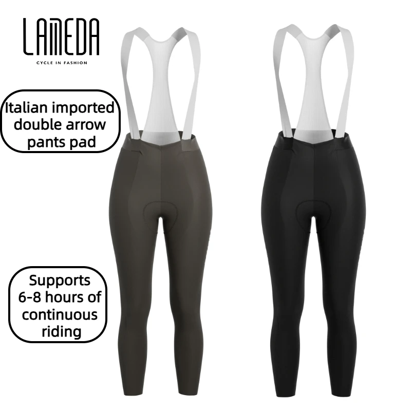 

Lameda Cycling Pants Woman Double Arrow Cushion Lameda Cycling Clothing High Elasticity Wear Resistance Women Cycling Bib Pants