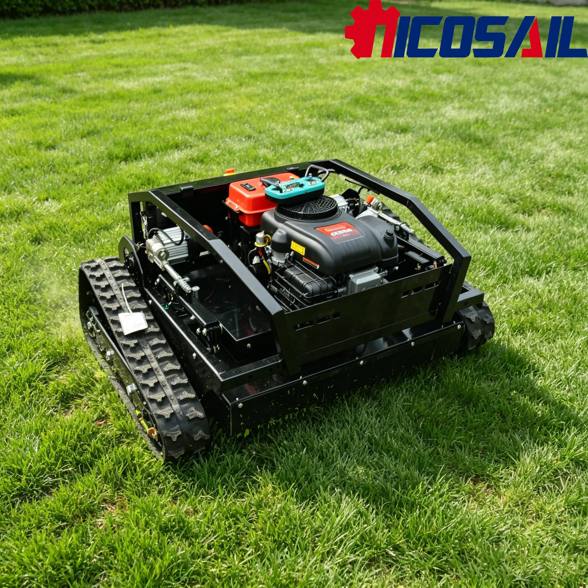 High Grade Four Stroke Tracked Lawn Trimmer CE EPA Standard, Reliable Custom Design for Yard and Green Space Trimming Work