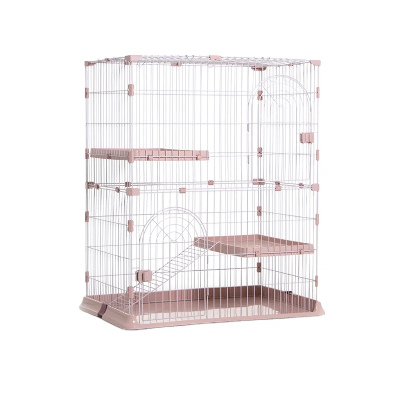 

Wire Wire Cat Cages The Fine Quality Stainless Steel PP Plastic with Pet Indoor Cage 100*65*117 * Iron DOT Fashion Houses DC 3-2