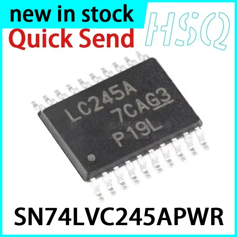 5PCS New SN74LVC245APWR Screen Printed LC245A TSSOP20 Bus Transceiver Chip
