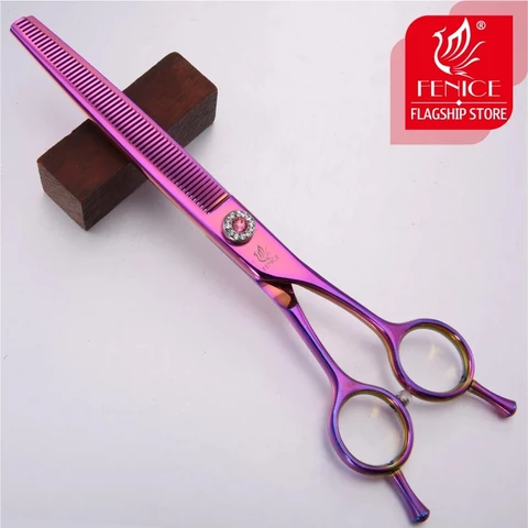 Fenice Professional JP440C стальные филировочные ножницы для собак