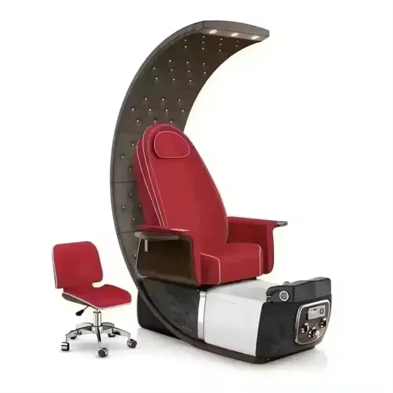 

2025Luxurious Unique design equipment for nail salon, high-back spa chair, luxurious creative pedicure salon chair for sale 2025