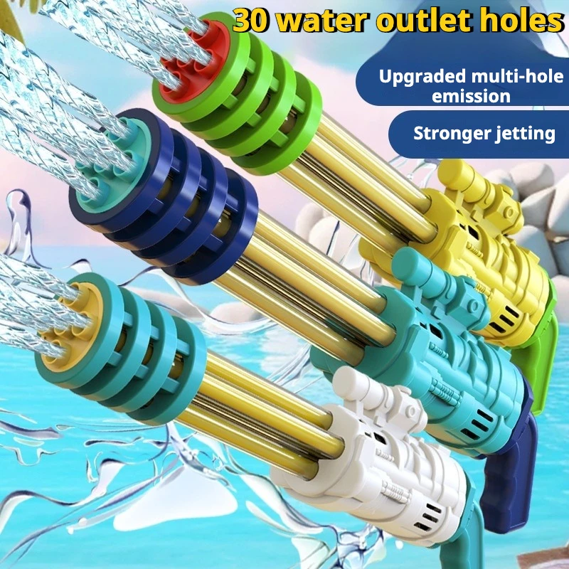 

Детский водяной пистолет в стиле Гатлинга, насос-распылитель, игрушка, брызги, фестиваль, рафтинг, развлечение