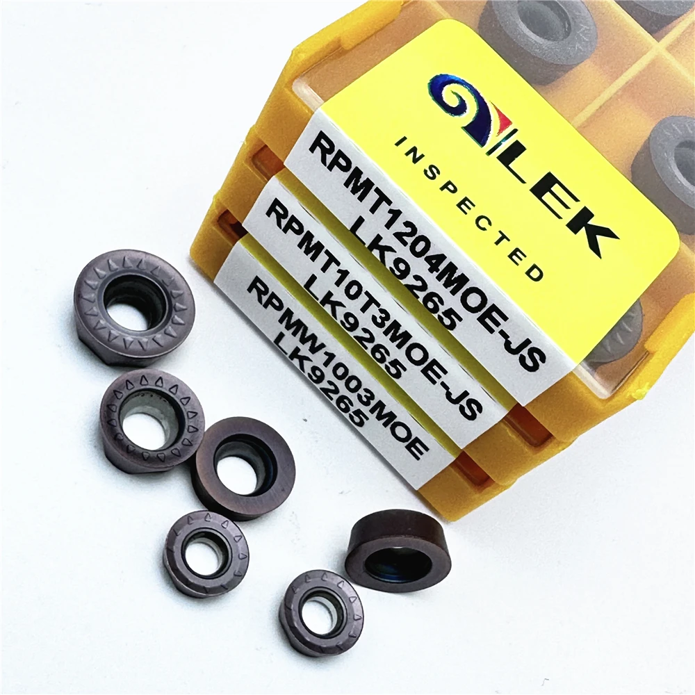 RPMT08T2 RPMW1003 RPMT10T3 RPMT1204 RPMT1606 LK9265 Milling Carbide Insert CNC Lathe Cutting Tools Steel Processing