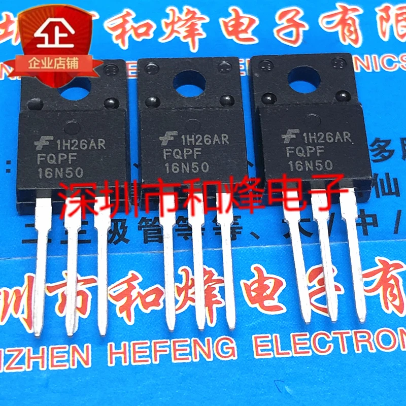 

30pcs original new FQPF16N50 TO-220F 500V 16A