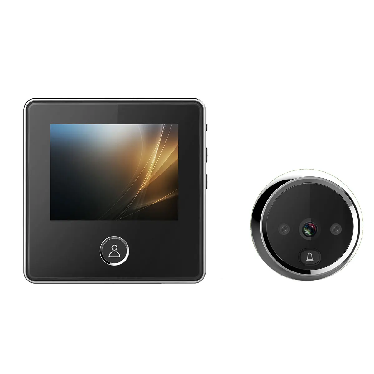 3Inch LCD Display  Build-in Battery  Video Door Phone Long Time Standby HD 720P Visual Doorbell Peephole Viewer