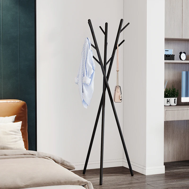 

Nordic Light Luxury Simple Clothes Hanger Floor to Floor Home Bedroom Small Creative Clothes Hanger Simple Modern Clothes Hanger