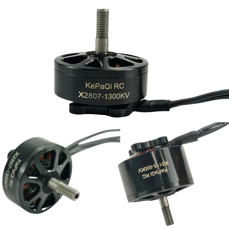 KePaQi X2807-1300KV X3115-900kv modelo de aeronave sem escova alimentado por motor de quatro eixos FPV transversal multi-rotor