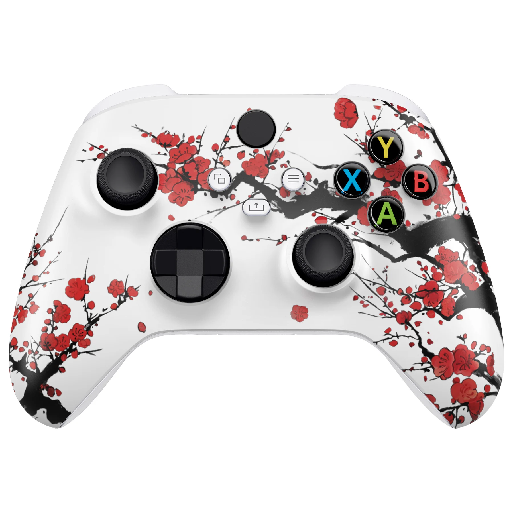 eXtremeRate Custom Pattern Part Faceplate, Soft Touch Grip Front Housing Shell Case for Xbox Series X/S (Xbox Core) Controller